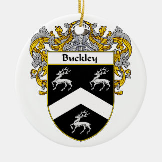 Adorno De Cerámica Escudo de armas de Buckley/escudo de la familia