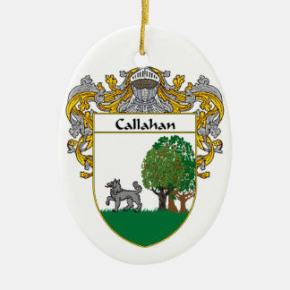 Adorno De Cerámica Escudo de armas de Callahan/escudo de la familia