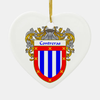 Adorno De Cerámica Escudo de armas de Contreras/escudo de la familia