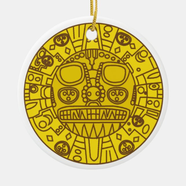 Adorno De Cerámica Escudo de armas de Cuzco (Frente)