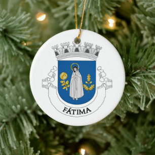 Adorno De Cerámica Escudo de armas de Fátima, Portugal