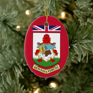 Adorno De Cerámica Escudo de armas de las Bermudas