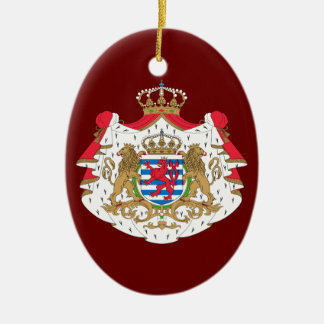 Adorno De Cerámica Escudo de armas de Luxemburgo
