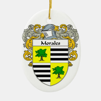 Adorno De Cerámica Escudo de armas de Morales/escudo de la familia