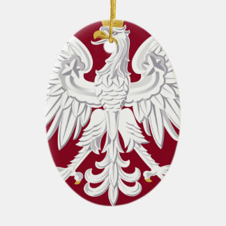 Adorno De Cerámica Escudo de armas de Polonia