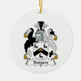 Adorno De Cerámica Escudo de armas de Rodgers