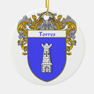 Adorno De Cerámica Escudo de armas de Torres/escudo de la familia