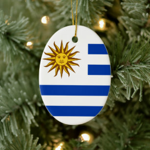 Adorno De Cerámica Escudo de armas de Uruguay