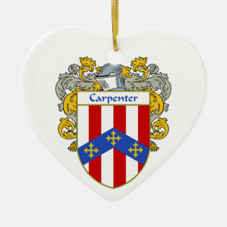 Adorno De Cerámica Escudo de armas del carpintero/escudo de la