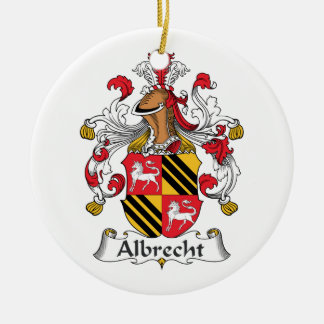 Adorno De Cerámica Escudo de la familia de Albrecht