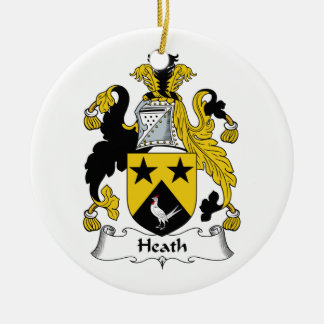 Adorno De Cerámica Escudo de la familia de brezo