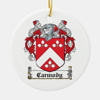 Adorno De Cerámica Escudo de la familia de Carmody