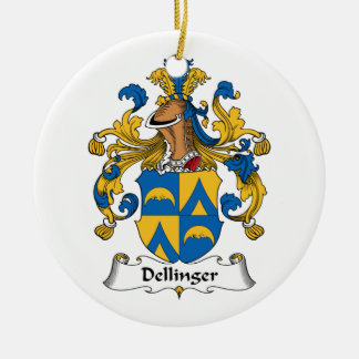 Adorno De Cerámica Escudo de la familia de Dellinger