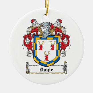 Adorno De Cerámica Escudo de la familia de Doyle