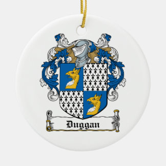Adorno De Cerámica Escudo de la familia de Duggan