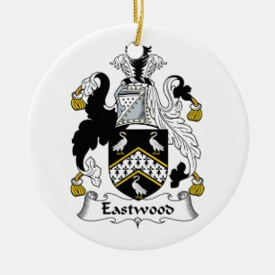 Adorno De Cerámica Escudo de la familia de Eastwood