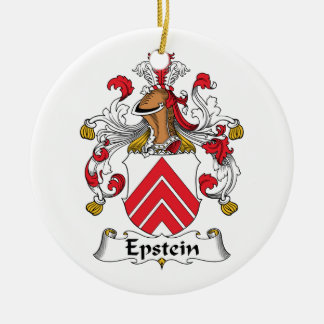 Adorno De Cerámica Escudo de la familia de Epstein