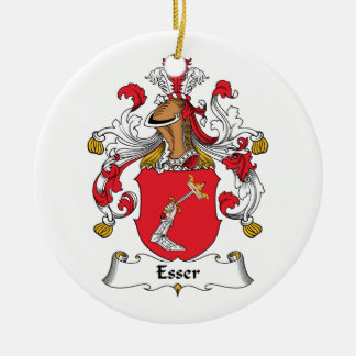 Adorno De Cerámica Escudo de la familia de Esser