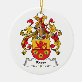 Adorno De Cerámica Escudo de la familia de Forst