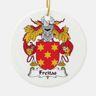Adorno De Cerámica Escudo de la familia de Freitas