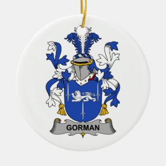 Adorno De Cerámica Escudo de la familia de Gorman