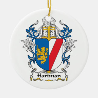 Adorno De Cerámica Escudo de la familia de Hartman