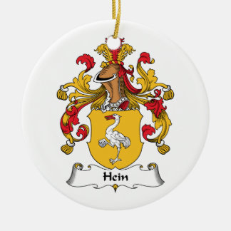 Adorno De Cerámica Escudo de la familia de Hein