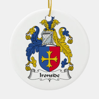 Adorno De Cerámica Escudo de la familia de Ironside