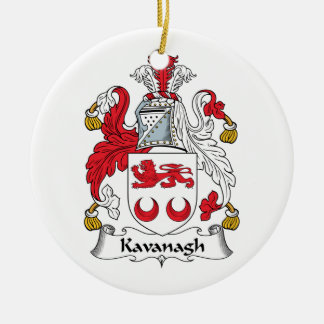 Adorno De Cerámica Escudo de la familia de Kavanagh