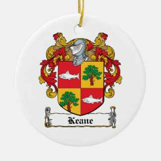 Adorno De Cerámica Escudo de la familia de Keane