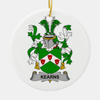 Adorno De Cerámica Escudo de la familia de Kearns