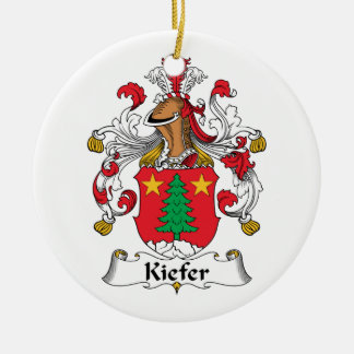 Adorno De Cerámica Escudo de la familia de Kiefer