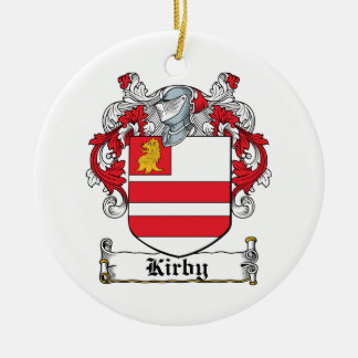 Adorno De Cerámica Escudo de la familia de Kirby