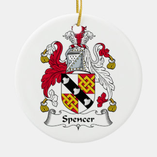 Adorno De Cerámica Escudo de la familia de la chaqueta de punto