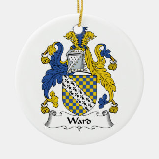 Adorno De Cerámica Escudo de la familia de la sala