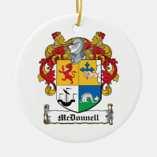 Adorno De Cerámica Escudo de la familia de McDonnell