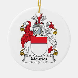 Adorno De Cerámica Escudo de la familia de Menzies