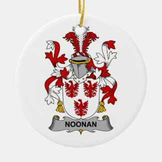 Adorno De Cerámica Escudo de la familia de Noonan