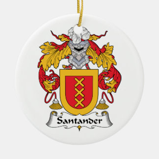 Adorno De Cerámica Escudo de la familia de Santander