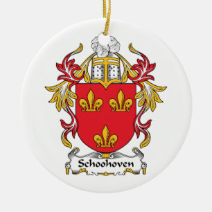 Adorno De Cerámica Escudo de la familia de Schoonhoven