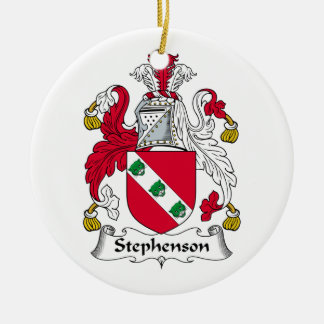 Adorno De Cerámica Escudo de la familia de Stephenson