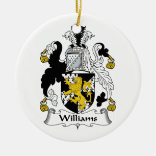 Adorno De Cerámica Escudo de la familia de Williams