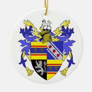 Adorno De Cerámica Escudo de la familia del escudo de armas del