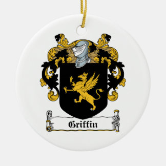 Adorno De Cerámica Escudo de la familia del grifo