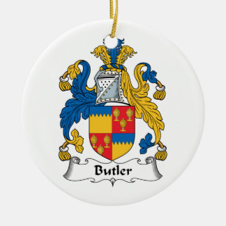 Adorno De Cerámica Escudo de la familia del mayordomo