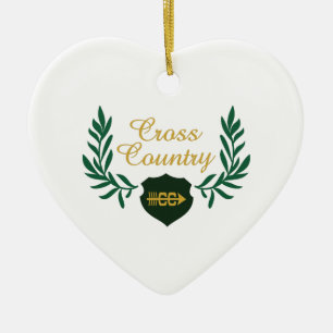 ADORNO DE CERÁMICA ESCUDO DEL CAMPO A TRAVÉS