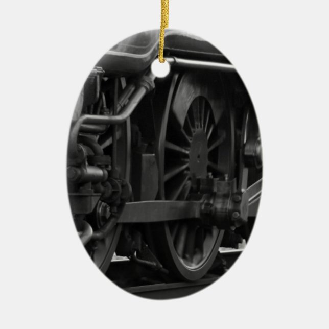 Adorno De Cerámica Escuela mecánica de locomotoras (Frente)