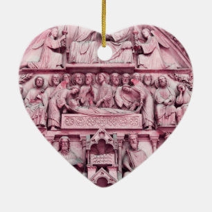 Adorno De Cerámica Esculturas históricas cristianas Notre Dame Paris
