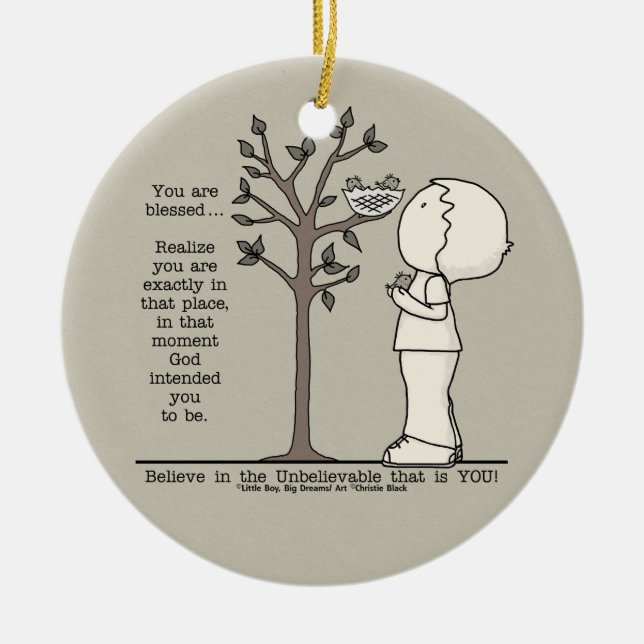 Adorno De Cerámica Ese lugar (Frente)