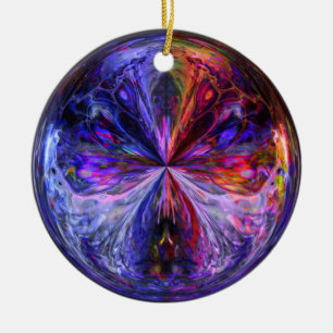 Adorno De Cerámica Esfera de fantasía